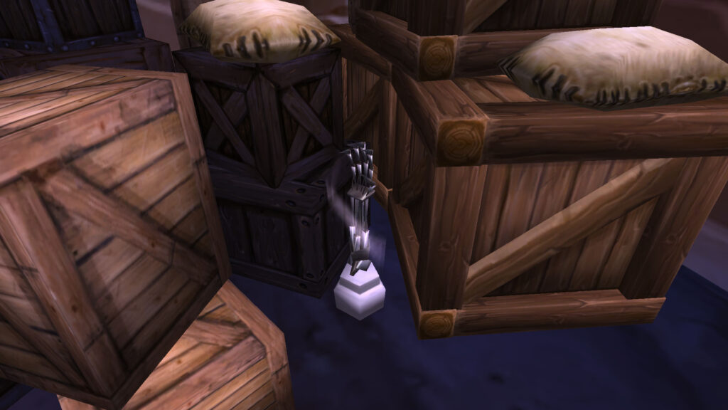 Robot arm in Ironforge